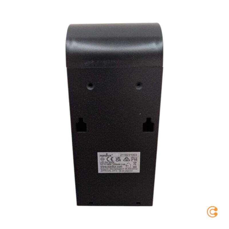 Nordlux Wandleuchte Außen LED Solar Alya mit Bewegungsmelder schwarz IP44 400lm - 5704924004971