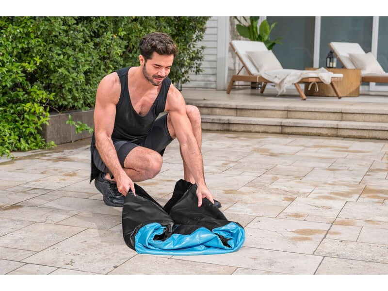 Bestway LAY-Z-SPA Eisbad Glacial Zen Pool Wanne 75cm Höhe 78cm blau Abdeckplane - 6941607393567