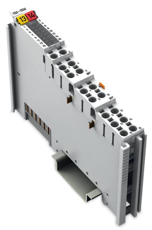 WAGO 750-1506 SPS-Erweiterungsmodul 24 V/DC Licht-Grau - 4045454905545