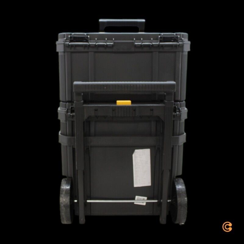 Stanley Trolley-Koffer Werkzeugbox unbestückt 80l anthrazit 400x506x740mm - 3253561833199