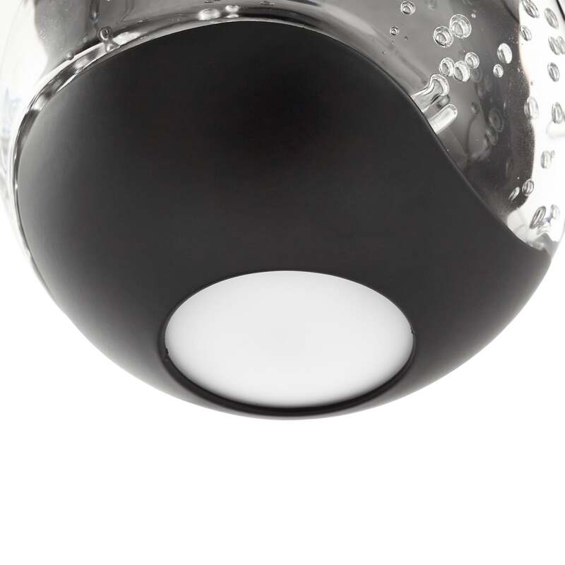 Lucande LED-Hängelampe Hayley schwarz 9-flg Glas 5900 Lumen 3000 K 46 W - 4251911798807