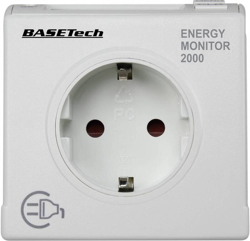 Basetech EM 2000 Energiekosten-Messgerät Kindersicherung Stromzähler 10 STÜCK - 4016138954494