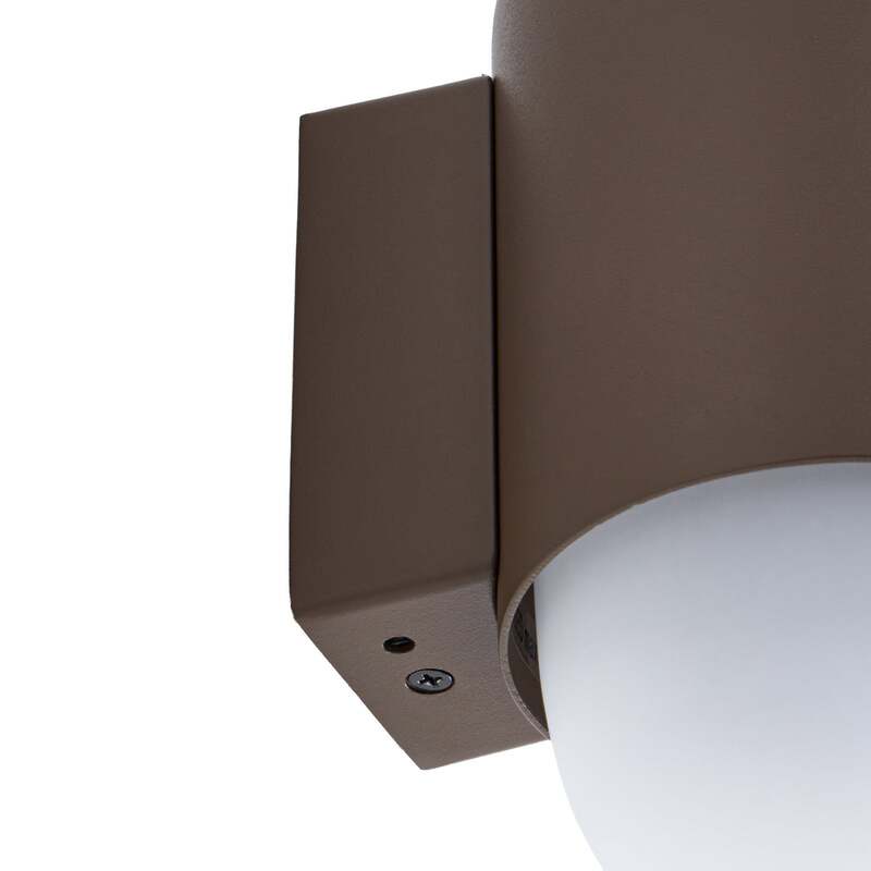 Lindby Außenwandleuchte Pilva LED Gartenlampe Wandleuchte dimmbar braun IP44 - 4255830907296