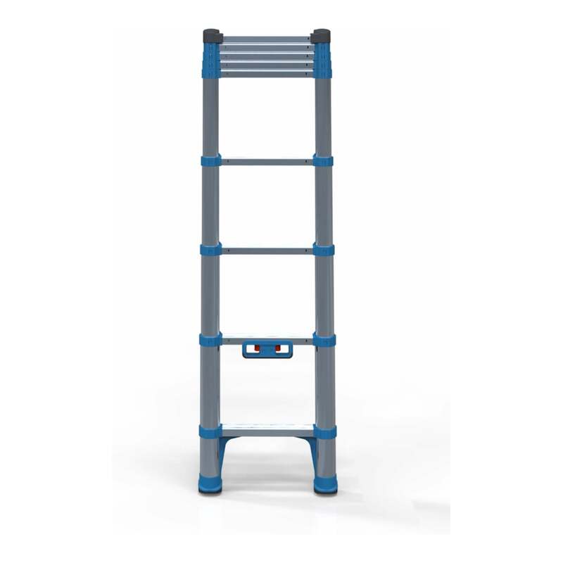 ZARGES Compactstep L Teleskop-Sprossen-Anlegeleiter 9 Sprossen 2,66m 8,4kg - 4003866404001