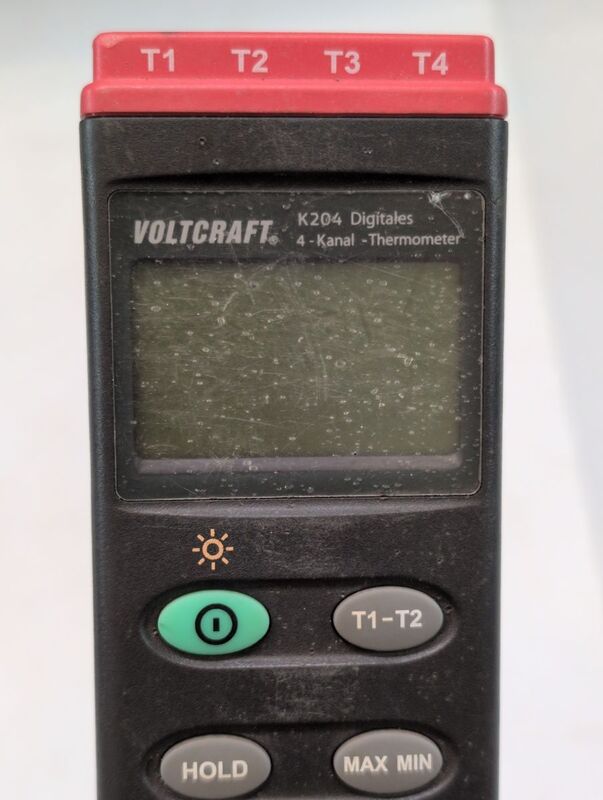 VOLTCRAFT K204 Temperatur-Messgerät -200 - +1370 °C Fühler-Typ K Thermometer - 4016138520200