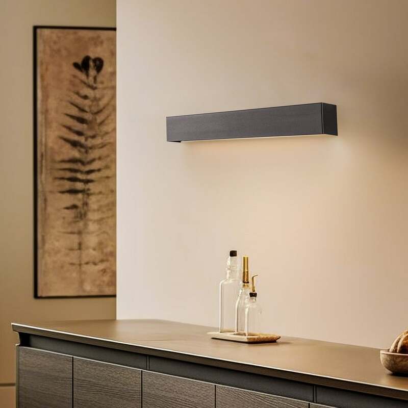 Nowodvorski Lighting Wandleuchte Wandlampe Straight S schwarz Leuchtmittel inklu - 5903139759694