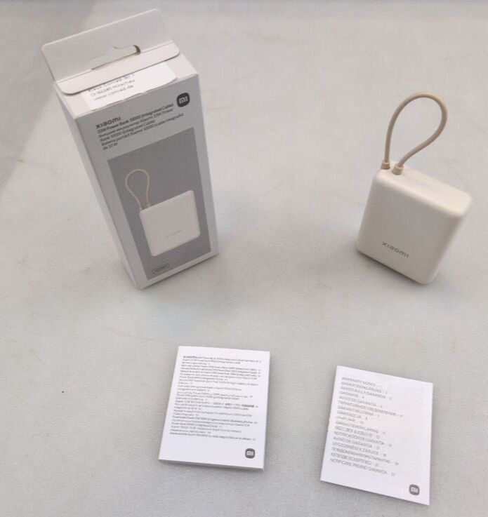 Xiaomi Powerbank 10000 mAh Zusatzakku Li-Ion USB-C Akku Ladegerät Weiß matt - 6941812743669