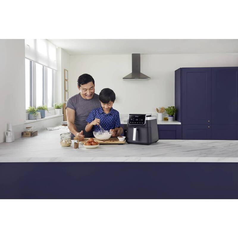Ninja AF180EU Heißluft-Fritteuse 6,2 l 2000 W 240 °C Schwarz Silber - 0622356278782