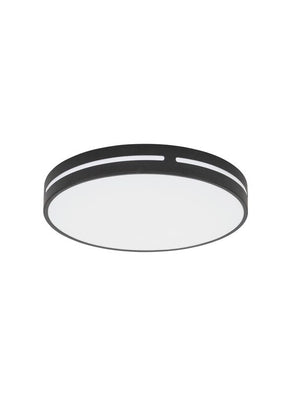 B-Ware Nova Luce Deckenleuchte Deckenlampe WHEEL LED Schwarz Warmweiß 45 cm 30 W Lampe