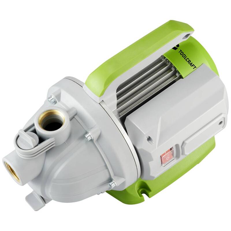 TOOLCRAFT Gartenpumpe 800W 5000l/h Bewässerungspumpe Gartenwasserpumpe robust - 4064161310152
