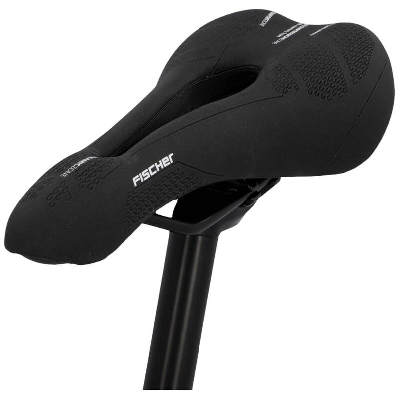 Fischer Fahrrad Sattel MEMORY Foam MTB schwarz ergonomisch komfortabel 85677 - 4008153856778