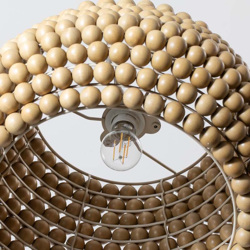Lucande Hängeleuchte Melori LED Hängelampe Pendelleuchte dimmbar Holz schwarz - 4255830905186