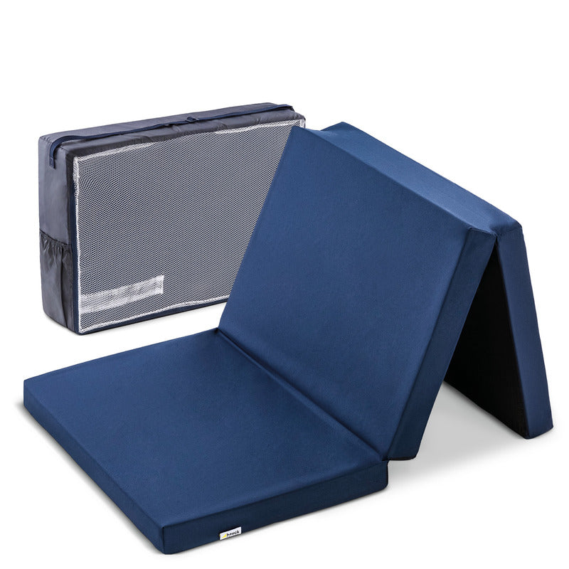 Hauck Reisebettmatratze Sleeper Schaumstoff Faltfunktion Tasche 120 x 60 cm Navy - 4007923890905