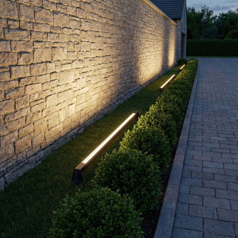 Lindby Stehleuchte Außenleuchte Zavio LED Gartenlampe anthrazit IP65 Erdspieß - 4255830909863