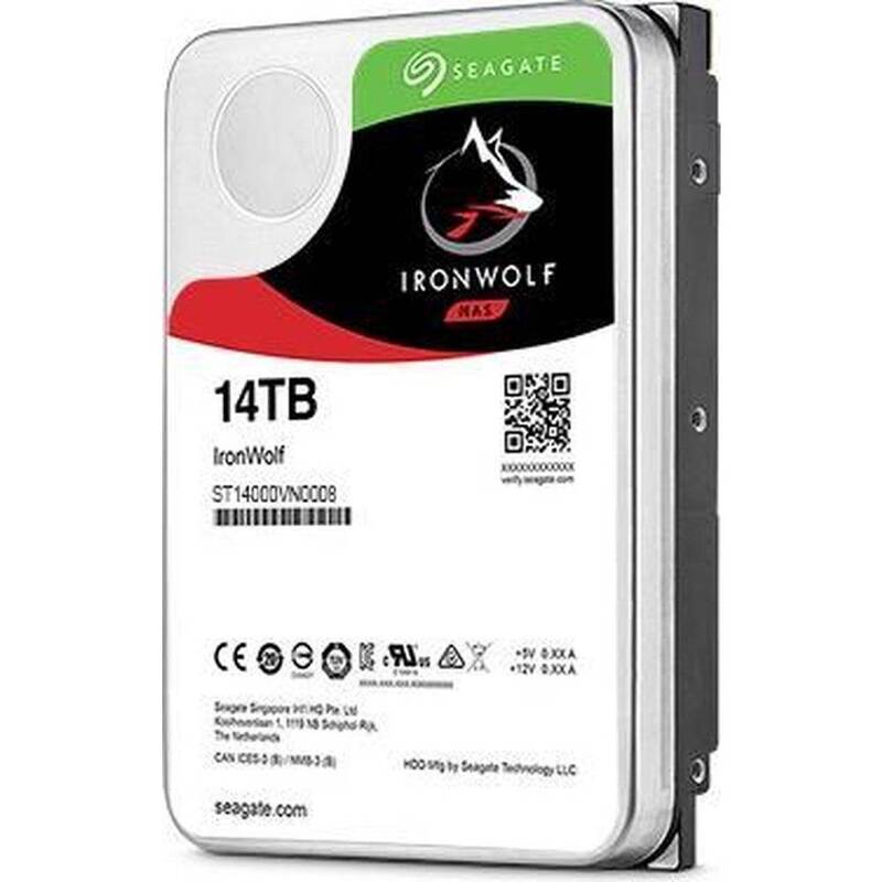 SEAGATE 12TB 3.5" IronWolf interne Festplatte SATA III 7200U/min NAS geeignet - 8719706004350