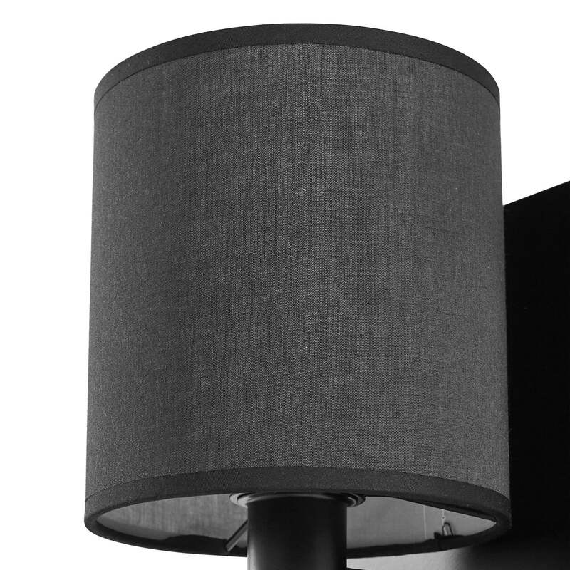 Lindby Wandleuchte Aiden LED Wandlampe Leselicht dimmbar schwarz 30cm Höhe - 4251911799675