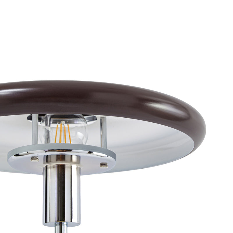 Lindby Stehleuchte Branford LED Retro Lampe Stehlampe Leuchte braun 130cm - 0000010053898