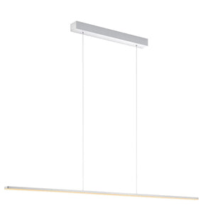 B-Ware Quitani Pendelleuchte Hängelampe LED silber Aluminium Messing Acryl dimmbar 1488