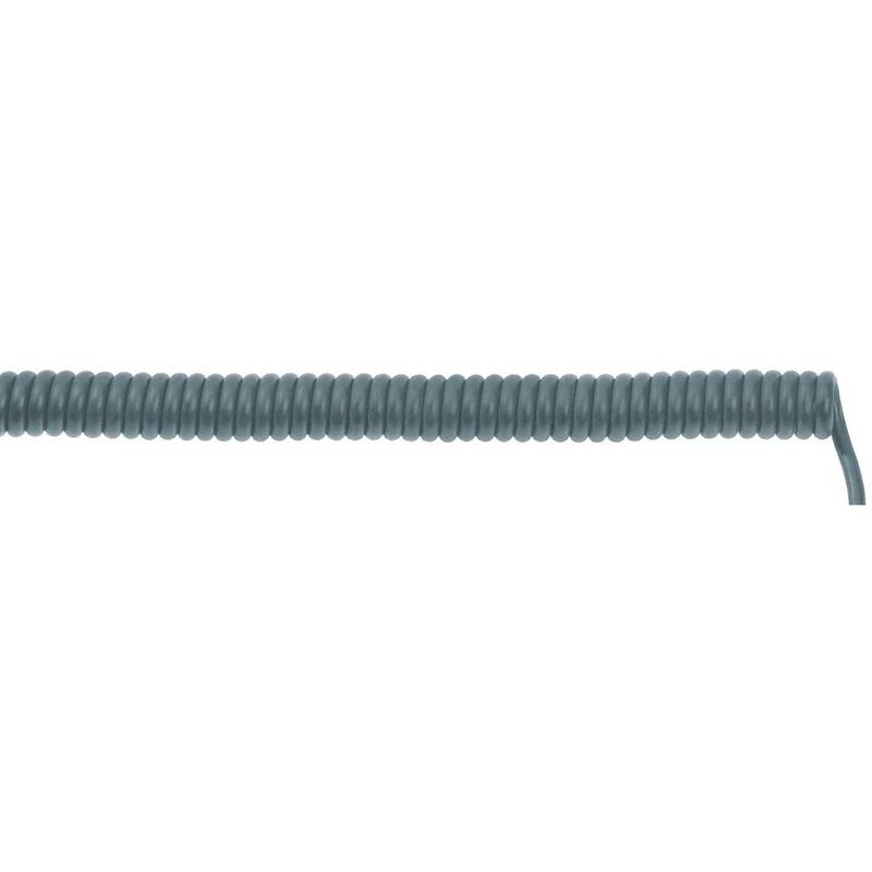 LAPP Spiralkabel PUR 1000-3000mm grau 18 Adern 300V Kabelleitung 1 Stück - 4044777867189