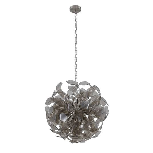 Lindby Moscalina Acryl-Hängeleuchte Deckenlampe Pendelleuchte G9 rauchgrau - 4251096596250