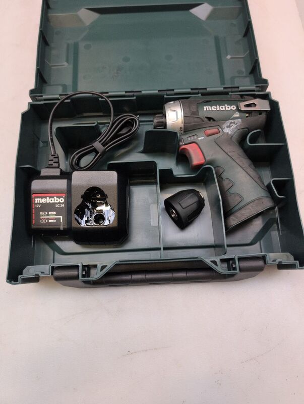 Metabo Akku-Bohrschrauber POWERMAXX BS BASIC 12V 2.0Ah Li-Ion mit 2 Akkus Koffer - 4061792196483