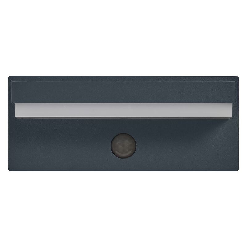 OSRAM Wandleuchte LED Außen dunkelgrau Solar USB robust PIR Sensor IP54 3000K - 4099854415715