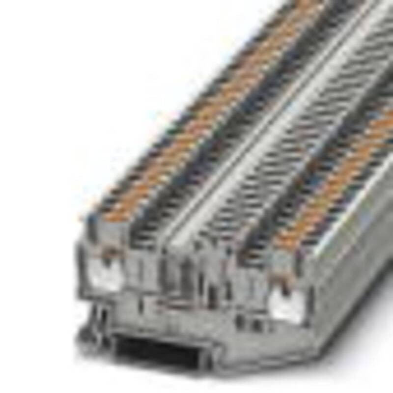 Phoenix Contact Trennklemme Reihenklemme 5.2 mm Push-in-Klemme Grau 50 Stück - 4046356693950