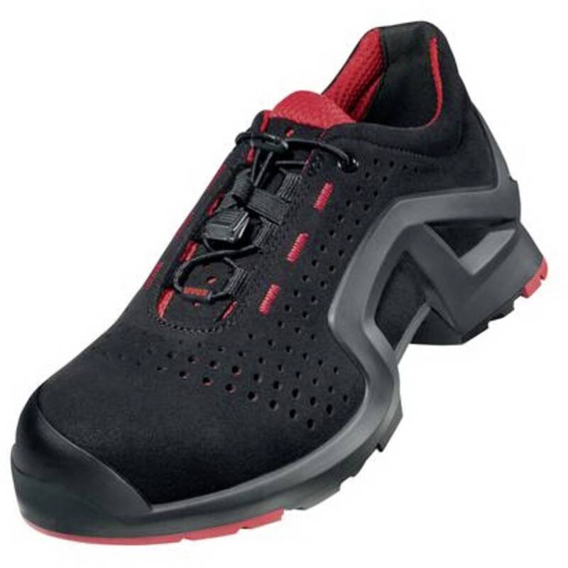 Uvex Sicherheitshalbschuh S1 8519247 ESD Schuhgröße 47 Rot-Schwarz 1 Paar Schuhe - 4031101002668