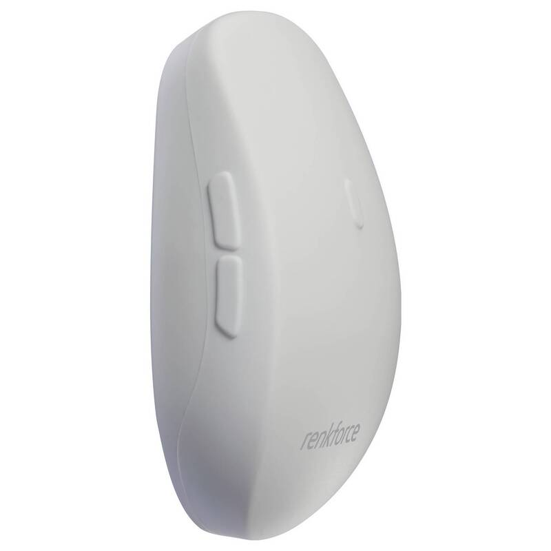 Renkforce RF-WRM-300 Hygiene-Maus Kabellos Optisch Weiß 5 Tasten SIEHE TEXT/FOTO - 4064161336992