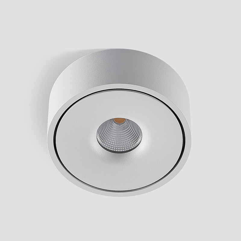 Arcchio Deckenlampe LED Leuchte Rotari dimmbar warmweiß Ø12cm Aluminium weiß - 4251096578805
