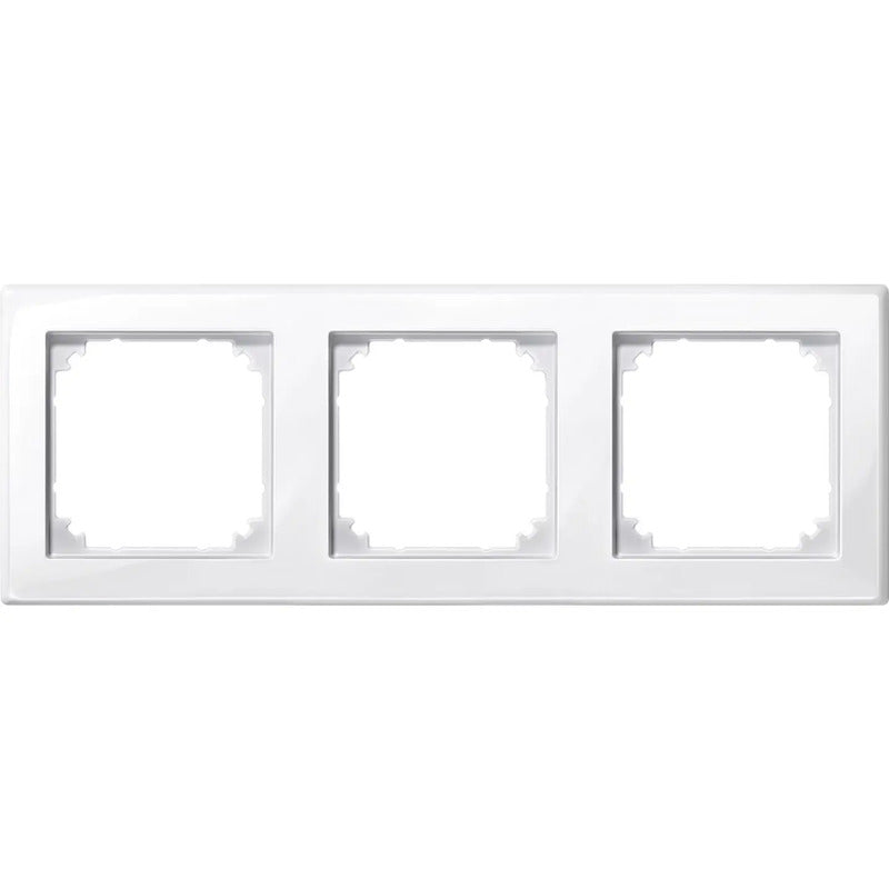 Merten Abdeckrahmen 3fach M-Smart Kunststoff IP20 polarweiß glänzend 1 St. - 4042811033101