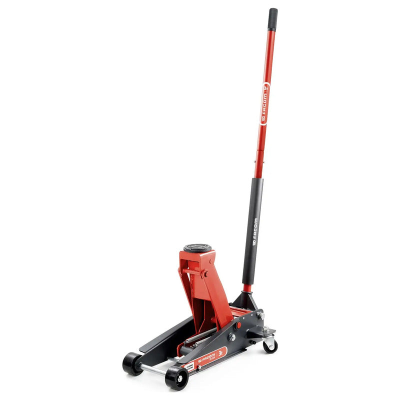 Facom Rangierwagenheber 3t Hubhöhe 13,3-46,5cm Werkzeugheber rot schwarz robust - 3662424059643
