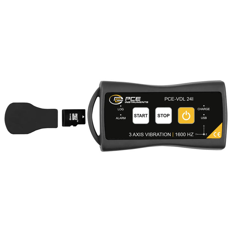 PCE Beschleunigungsdatenlogger Schocksensor Datenlogger Speicherkarte USB Stick - 4250348717757
