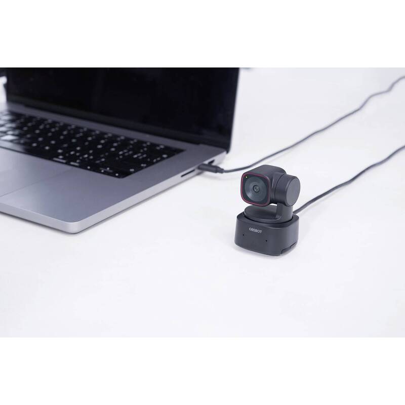 OBSBOT Tiny 2 Lite 4K Webcam mit AI Auto-Tracking und Klemm-Halterung schwarz - 6971889230441