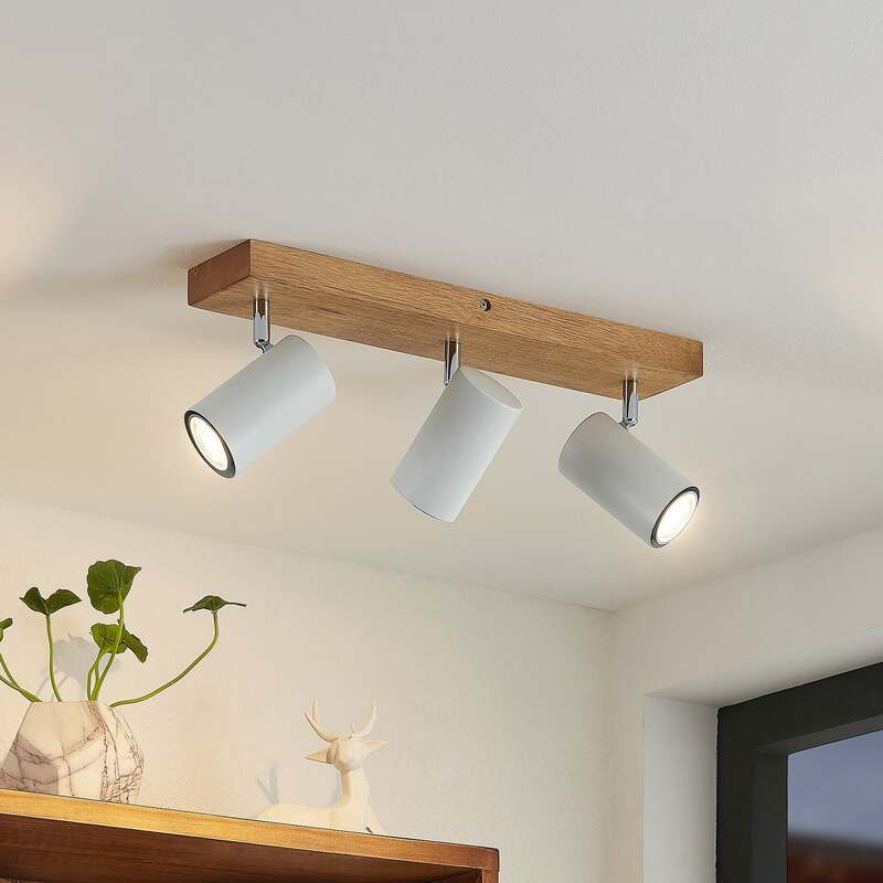 Lindby Maniva Deckenstrahler 3-fl. weiß Deckenlampe Deckenlampe Strahler La291 - 4251911711684