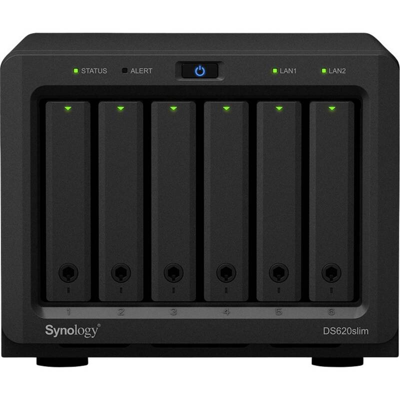 Synology Netzwerkspeicherlösung NAS DS620slim für 6 Festplatten ohne Festplatte - 4711174723164