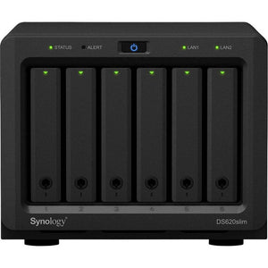 B-Ware Synology Netzwerkspeicherlösung NAS DS620slim für 6 Festplatten ohne Festplatte