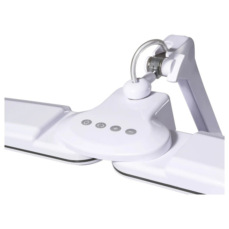 Renkforce Klemmleuchte LED RF-7165304 dimmbar 18W warmweiß grau 850x690mm Lampe - 4064161501772