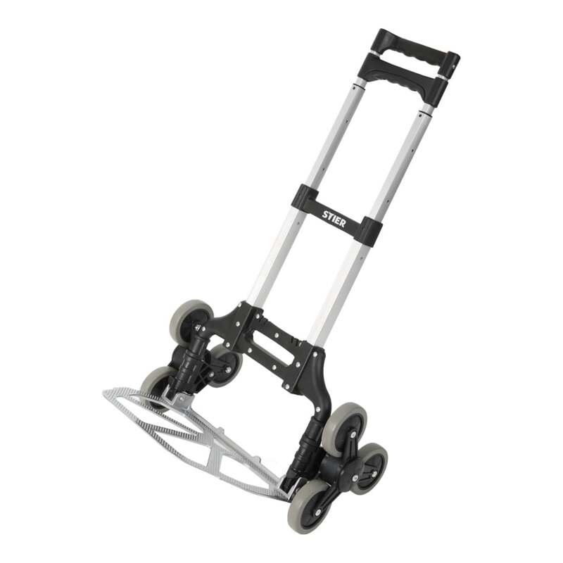 STIER Sackkarre Alu-Dreistern-Sackkarre klappbar 70kg leicht und stabil 955mm - 4251709615071
