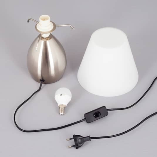 Lindby Tischlampe Emilan Schreibtischleuchte Bürotischleuchte E14 LED 2 STÜCK - 6291106553178