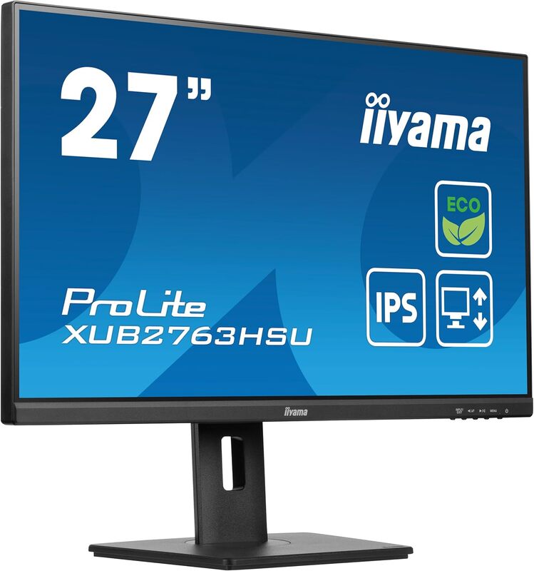 iiyama Prolite XUB2763HSU-B1 68,6 cm 27" IPS LED-Monitor Full-HD DEFEKTWARE - 4948570123780