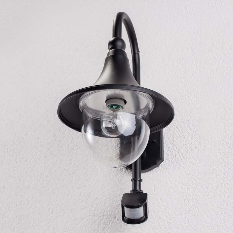 Lindby Außenwandleuchte Gartenleuchte Daphne LED Wandleuchte mit Sensor Lampe - 6291106556896