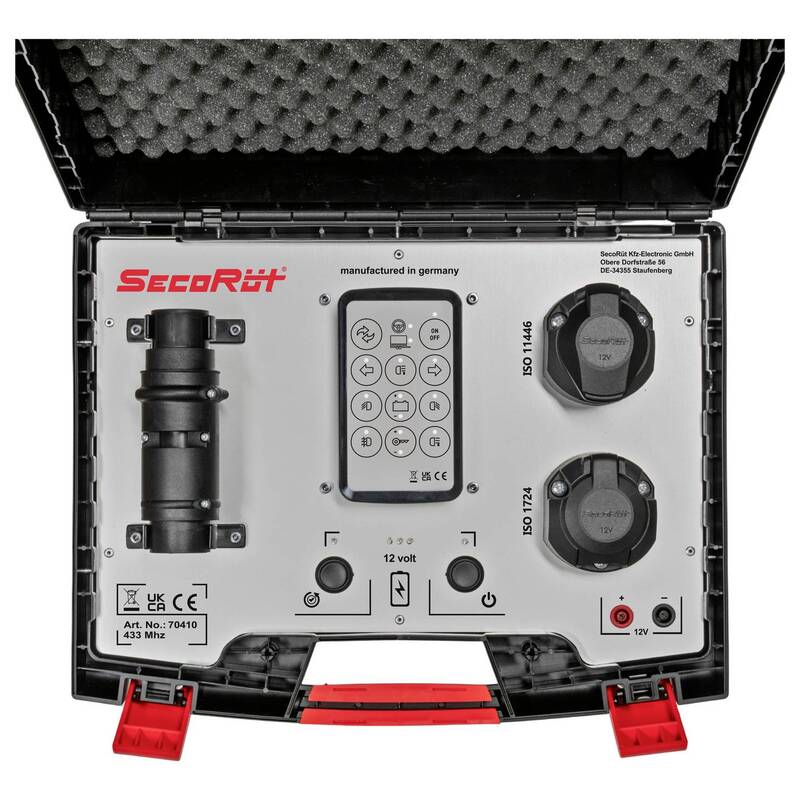 SecoRüt Funk Anhängerprüfkoffer 70410 Wireless Control Case 12V 7 & 13 polig - 4260379912212