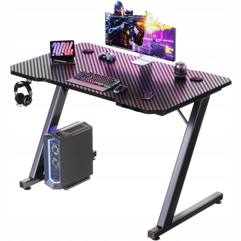 Ergonomischer Schreibtisch für Spiele 80x52cm PC Tisch Arbeitstisch Home Office - 4061234567897