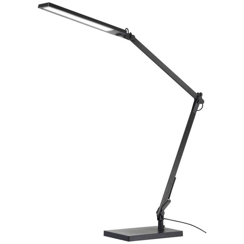 RENKFORCE LED Tischleuchte Schreibtischlampe Flexarm Dimmbar Schwarz Kunststoff - 4064161335605