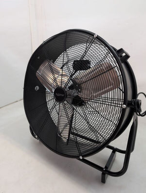 C-Ware Sygonix Bodenventilator Gebläse 330W Heizgerät Lüfter schwarz schwenkbar Ø745mm