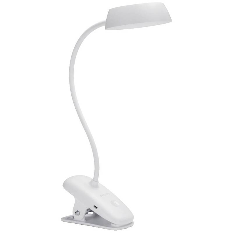 Philips USB-Leuchte LED Klemmleuchte DSK201 3W neutralweiß Metall weiß 4000K - 8719514396890