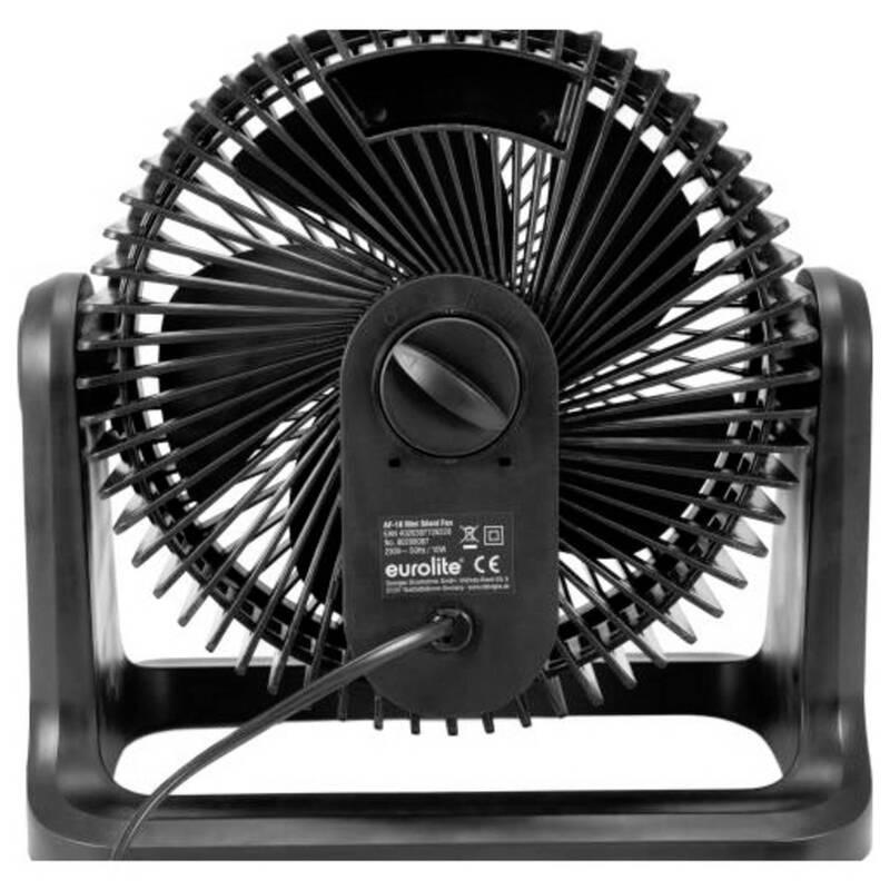 Eurolite Tischventilator Ventilator Mini 10W schwarz 230mm Durchmesser 265mm - 4026397726220
