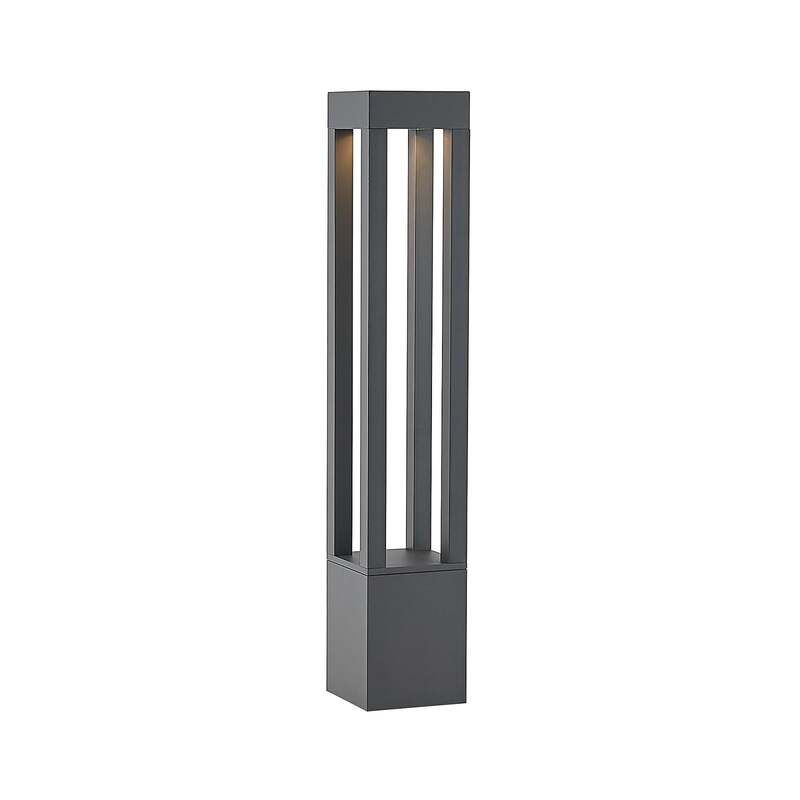 Arcchio Pollerleuchte Gartenleuchte Lienna LED Außenlampe grau 90cm IP65 850lm - 4251096592795