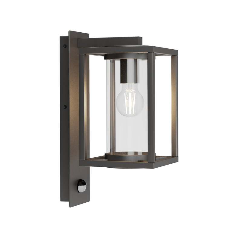 Lucande Außenwandleuchte Ferda LED Wandleuchte mit Bewegungsmelder anthrazit - 4251096576009